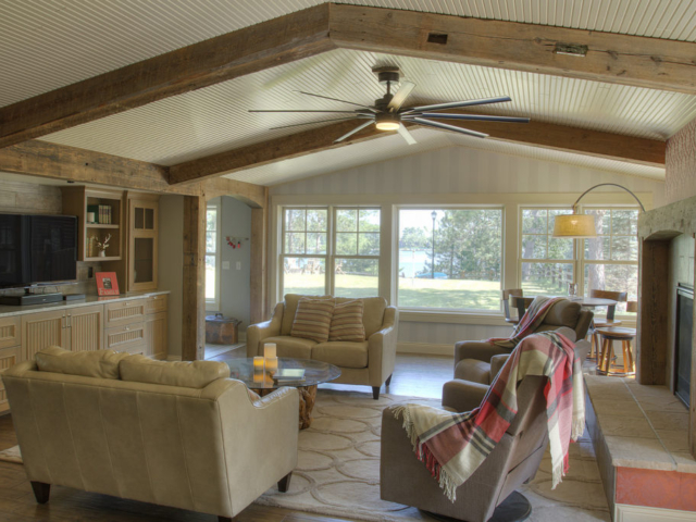 Pequot Lakes Remodel Living Room